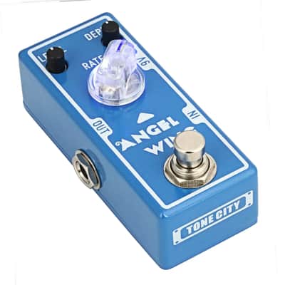 Tone City TC-T11 Angel Wing Chorus Boss C2 Style Effect Pedal + Mooer PDC-3L Cable USA Ships Free image 7