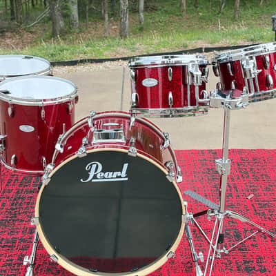 Pearl Music City Custom Maple/Gum Shell Pack 2025 - Red Glitter image 1