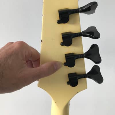 1989 Gibson Thunderbird white color image 17