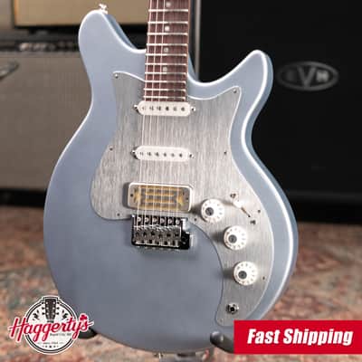 Eastman FullerTone DC'62 Electric Guitar - Ice Blue Metallic with Padded Gig Bag image 1