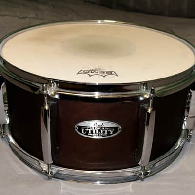 Pearl MUS1465M/C220 Modern Utility 14x6.5" Maple Snare Drum 2010s Satin Brown image 1