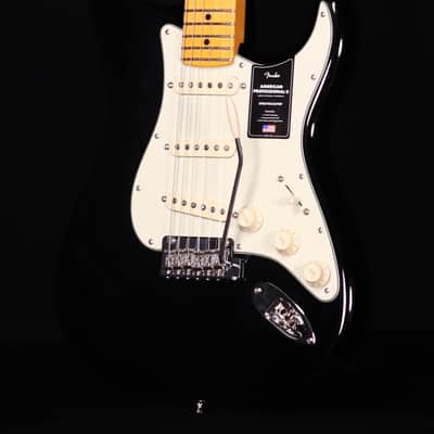 Fender American Professional II Stratocaster, Maple FB, Black image 2