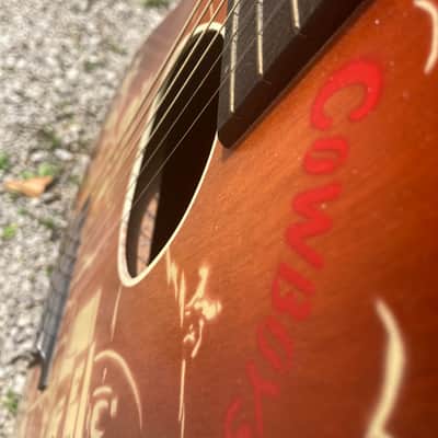 Vintage Silvertone Singing Cowboys 1950s - Stencil Guitar image 12
