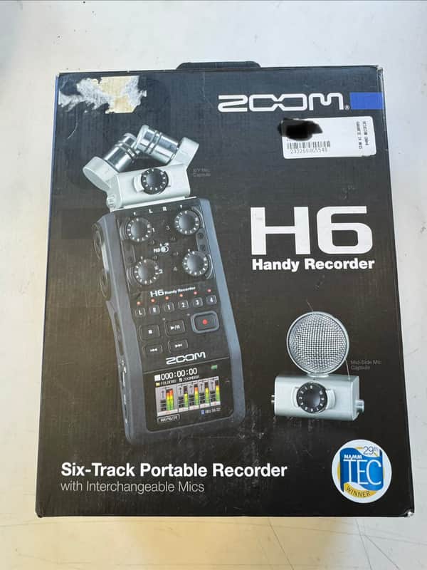 Zoom H6 Handy Audio Recorder 2013 - 2019 - Black / Silver imagen 1