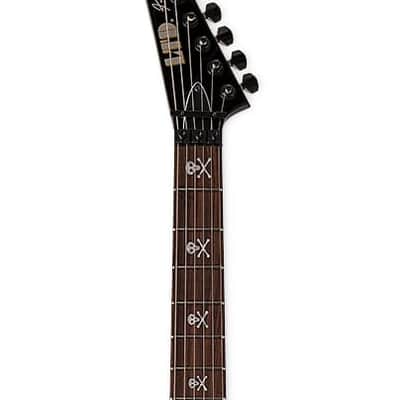 ESP LTD KH-602 Electric Guitar. Black EMG image 6