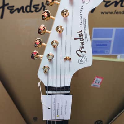*NEW IN BOX* 2025 Fender Japan Limited Edition Traditional Collection, 60's Jazzmaster White Pearl Gold with Matching Headstock, MIJ image 2