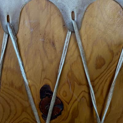 Handmade Powwow Portable Bass Drum - 22” x 19” image 9