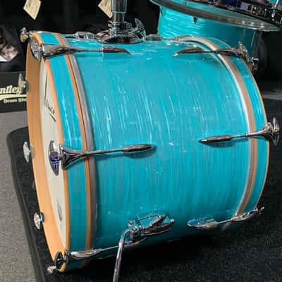 ~WOW!~ SONOR Vintage Series 3-Piece 10/14/20 Benny Greb Style Drum Kit Set in California Blue image 11