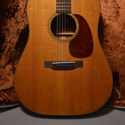 1948 Martin D-18 Dreadnought Acoustic Natural Finish w/HSC image 2
