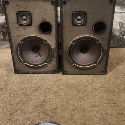 Sony Vintage Sony SS-X150 Bookshelf Speakers 1981 - Redwood veneer image 5