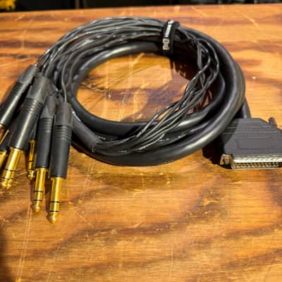 proaudiola Analog Mogami DB25 to 1/4" TRS Snake Cable Mogami 2932 & Neutrik Gold Connectors 8' image 1