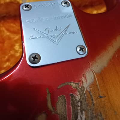 NAMM LTD Fender Custom Shop '62 Stratocaster Heavy Relic with Slab Board image 10