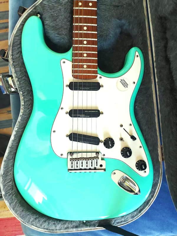 Warmoth Stratocaster in Surf Green image 1