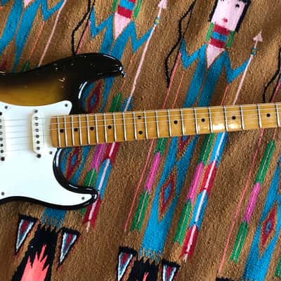 1957 Fender Stratocaster 2TSB Sunburst Refinished Body & Neck image 3