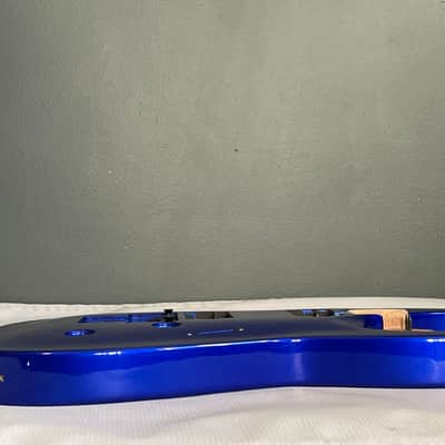 2010's Indonesian Jackson Pro Plus Series DKA Dinky Metallic Candy Blue Guitar Body Floyd Ready image 19