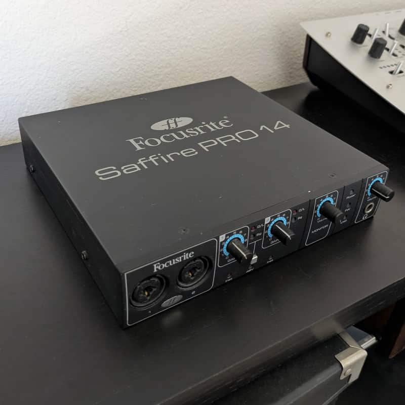Focusrite Saffire Pro 14 Firewire Audio Interface 2000s - Black image 1