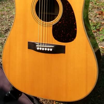 Sada Yairi YD404 Old Martin Replica  Japan Vintage Guitar 1978 Natural+ Original Hard Case image 8