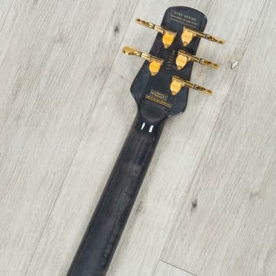 Spector Euro 5 CST Custom 5-String Bass, Ebony Fretboard, Natural Black Burst Gloss image 10