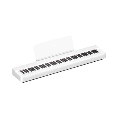Yamaha P-225 88-Key Portable Electric Digital Piano with Weighted Keys (White) image 2