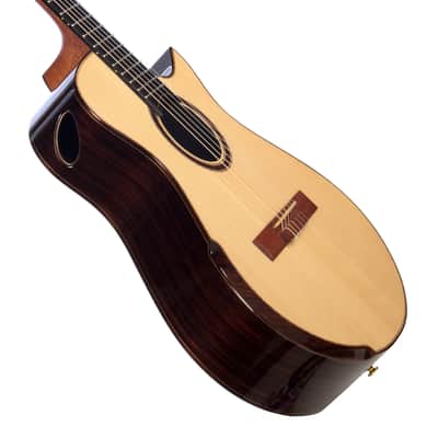 Maestro Guitars Crossover Series Vera - Modern 00 Cutaway Nylon String - Custom Boutique Acoustic Guitar - NEW! image 3