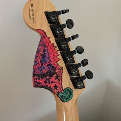 Fender David Bowie "Ziggy Stardust" Mustang 1 of 1 - Pro Setup - Artist Guitar - Original - Capri Orange image 16