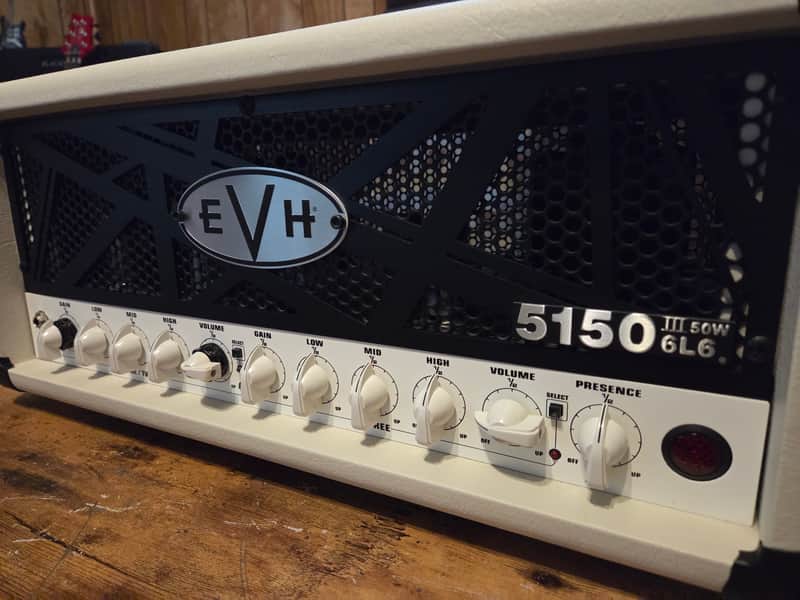 EVH 5150 III 50 watt 6L6 Tube Guitar Amplifier Ivory image 1