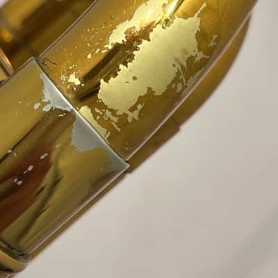 King 5B Symphony Tenor Trombone w F Attachment 1979 - Lacquer Large Bore image 12