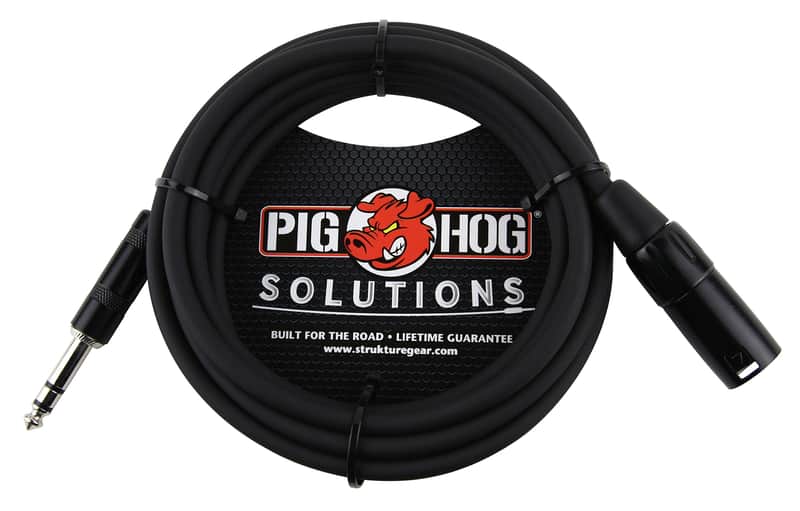 Pig Hog PX-TMXM50 50-Foot TRS (M)-XLR (M) Balanced Cable image 1