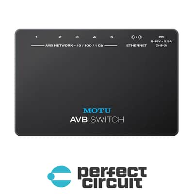 MOTU AVB Switch 5-Port Switch for AVB Audio Interfaces image 1