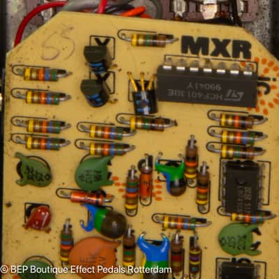 MXR MX-103 Script Blue Box 1975 s/n 305233 Jimmy Page, Rowland S Howard - Birthday Party image 12