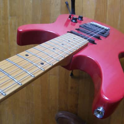 Washburn KC LTD SSH Strat tremolo Maple neck, good condition, rare Red image 4