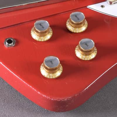 Gibson Firebird V 1963 Maestro Cardinal Red Light Aged image 10