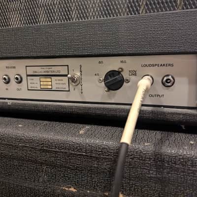 early 70s Sound City B-120 Vintage Guitar Amplifier with Matching Cabinet image 5