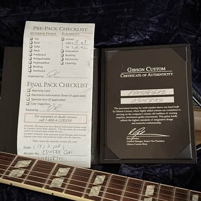 Gibson Custom Shop ES-345 Stereo Reissue Walnut Nur 3,99kg trotz Varitone! Gibson BB.King Customshop Case! 2008 - Walnut image 4