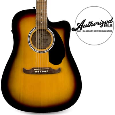 Fender FA-125CE Dreadnought Acoustic Electric Guitar | Sunburst image 1