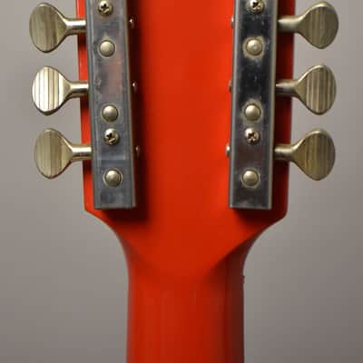 1960's Danelectro 12-String Prototype Neck Red w/Box image 3