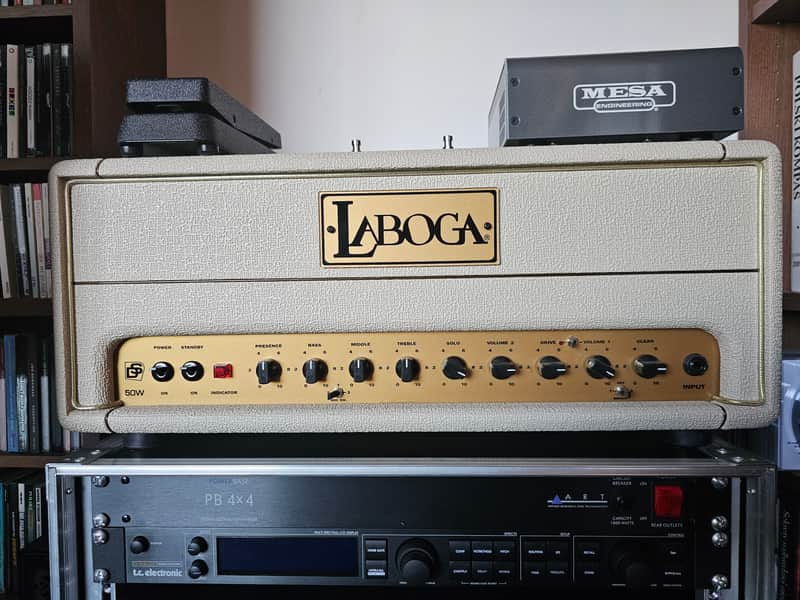 Laboga Diamond Sound DS 50 Watt - White All Tube Amplifier Head Handmade in Poland image 1