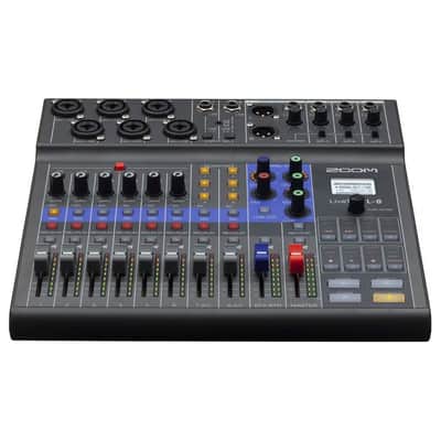 Zoom LiveTrak L-8 Portable 8-Channel Digital Mixer and Multitrack Recorder image 2