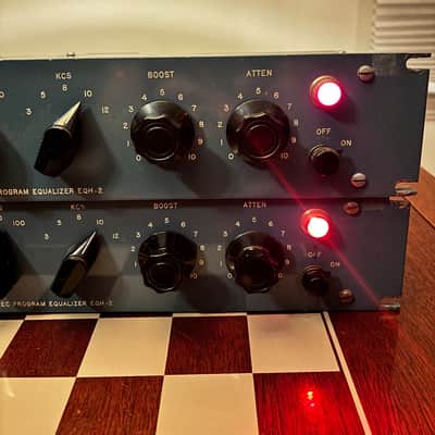 Vintage Pultec EQH-2 tube equalizer pair just serviced Circe 1965 image 3