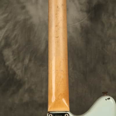RARE custom color 1962 pre-CBS Fender Jazzmaster w/SLAB BOARD original SONIC BLUE over Sunburst image 17