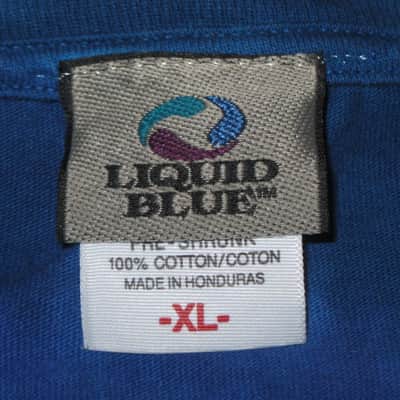 near new (worn once) Liquid Blue (shirt maker brand) Pink Floyd Pulse Concentric Tie-Dye T-Shirt, Men's XL, 100% Pre-Shrunk Cotton, Short Sleeve 2020s - Tye Dye: Blue, White, Purple / Graphic: Pupil, Space, Ocean (black, white, red, blue, green, purple) image 2