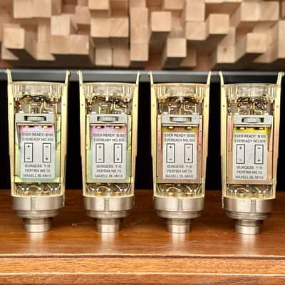 Vintage Neumann U87 Condenser Microphone Matched Quartet! Sequential SNs! 1971 U 87 With Swivel Mounts. Rare! image 10