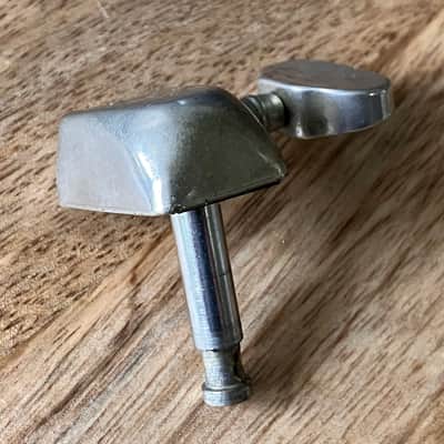 Single 1960s Burns Van Ghent Guitar Machine Head Tuner Bass side Eko Vox Gretsch image 9