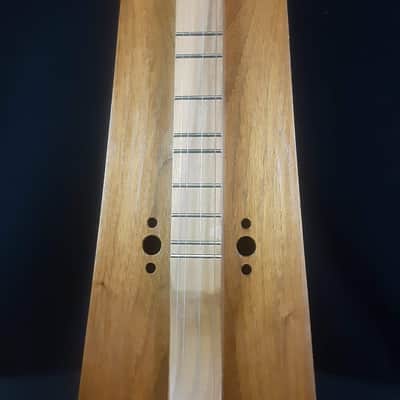The J. Folks Mountain Dulcimer 4-String Trapezoid Solid Woods 1980s-1990s image 4