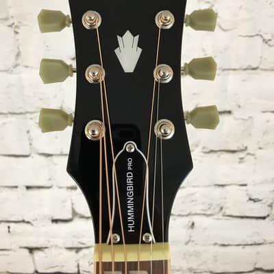 Epiphone Limited Edition Hummingbird Performer PRO Electric/Acoustic Guitar – Tobacco Sunburst image 4