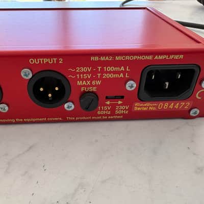 Sonifex  RB-MA2 Twin mic microphone pre amps filter, phantom image 8