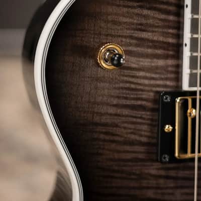 Gibson Les Paul Modern Supreme Electric Guitar - Trans Ebony Burst with Hardshell Case image 9