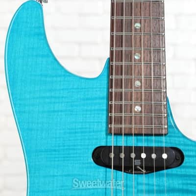 Ibanez Martin Miller Signature MMN1 Electric Guitar - Transparent Aqua Blue (MMN1TABd1) image 4