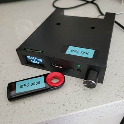 USB HxC Floppy Drive Emulator for Akai MPC 3000 plus 100's of disks & OLED Display