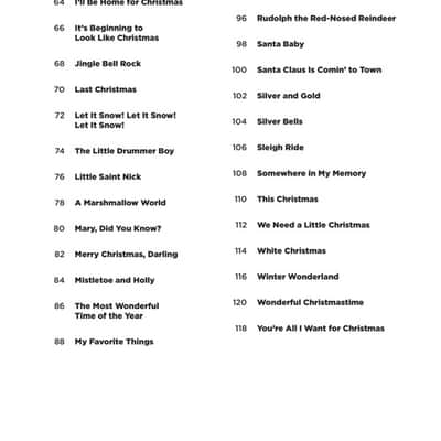 Hal Leonard Christmas Songs – Super Easy Songbook Bild 3